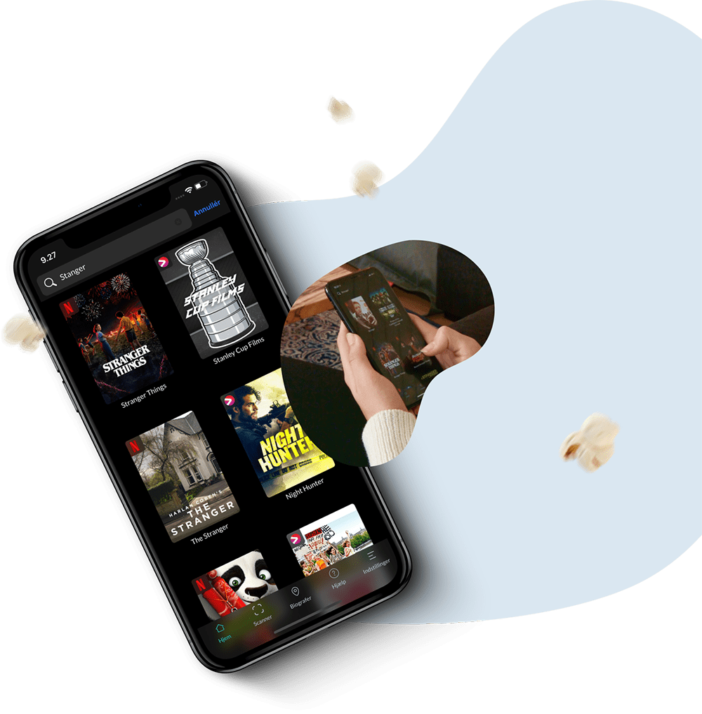 Søg efter dine film med SubReader appen